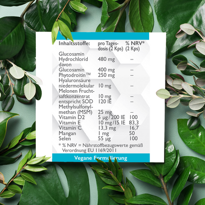 CODE VITAL Gelenk & Knorpel Komplex - Inhaltsstoffe
