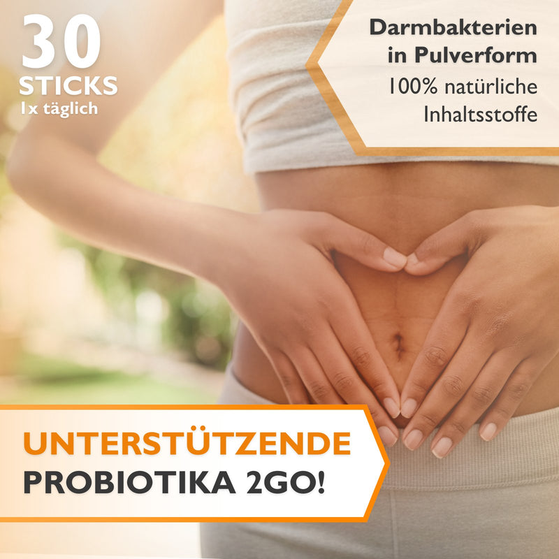 Probio Immun - Probiotische Pulver-Sticks "to-Go" + 3 Mrd. KBE + Vitamin D für das Immunsystem - CODE VITAL